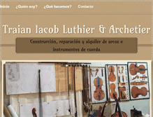 Tablet Screenshot of luthier-traianiacob.com